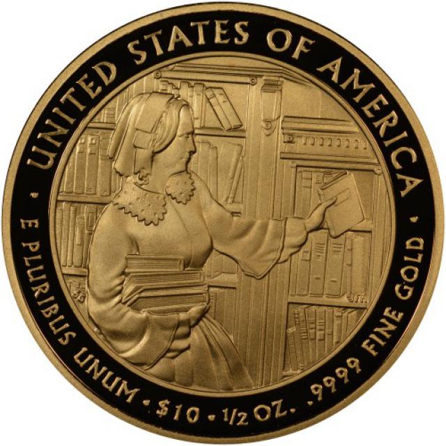 Монета Абіґейл Філлмор (1850-1853), 10 доларів 2010, США, Перші леді