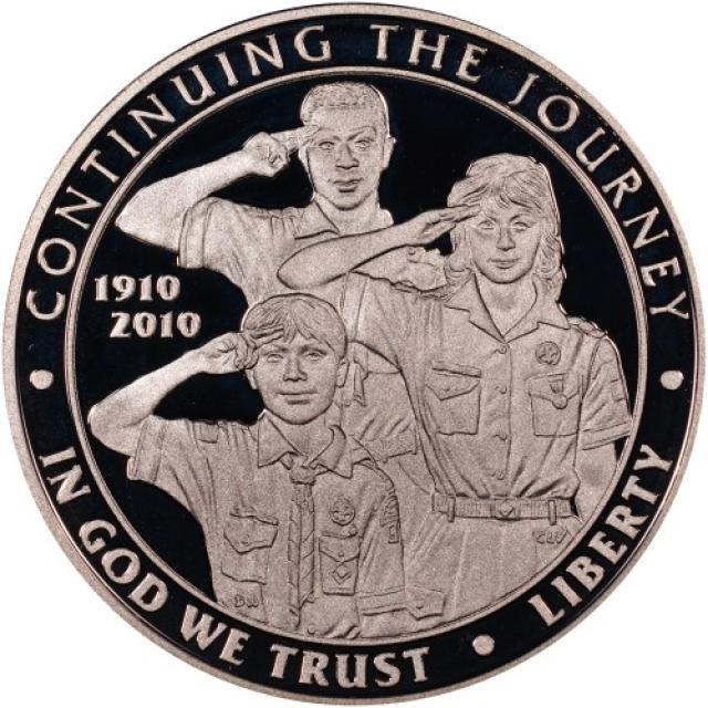 Монета Boy Scouts of America, 1 долар 2010, США, США