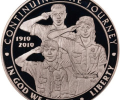 Монета Boy Scouts of America, 1 долар 2010, США, США