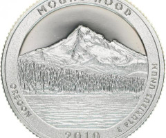 Монета Національний ліс Маунд Худ, ¼ долара 2010, США, Прекрасна Америка Квотери