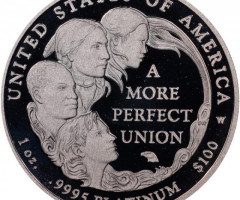Монета Американський Платиновий орел, 100 доларів 2009, США, США