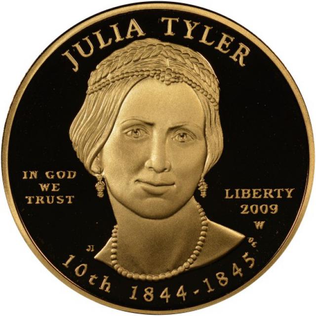 Монета Джулія Тайлер (1844-1845), 10 доларів 2009, США, Перші леді