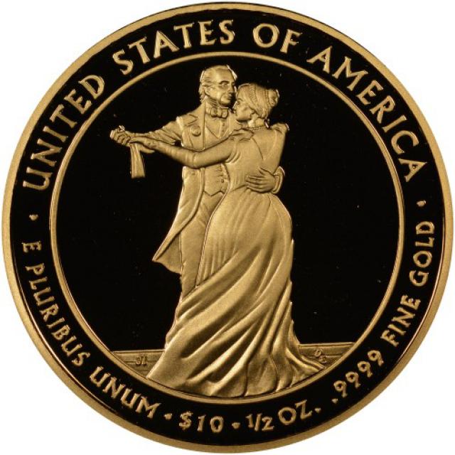 Монета Джулія Тайлер (1844-1845), 10 доларів 2009, США, Перші леді