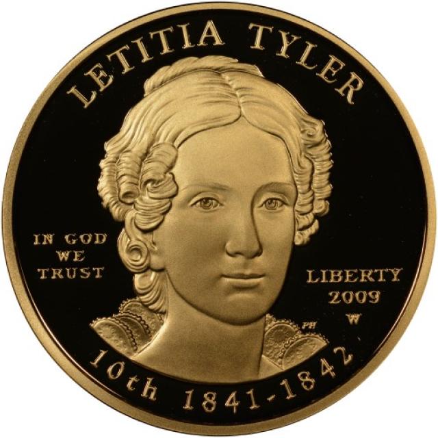 Монета Летиція Тайлер (1841-1842), 10 доларів 2009, США, Перші леді