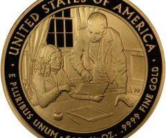 Монета Сара Полк (1845-1849), 10 доларів 2009, США, Перші леді