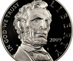 Монета Авраам Лінкольн, 1 долар 2009, США, США
