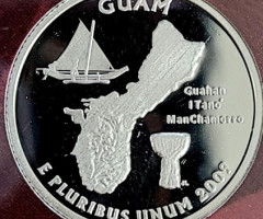 Монета Квотер Гуам, ¼ долара 2009, США, Квотери 50 штатів