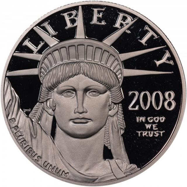 Монета Американський Платиновий орел, 100 доларів 2008, США, США