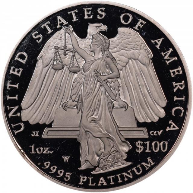 Монета Американський Платиновий орел, 100 доларів 2008, США, США