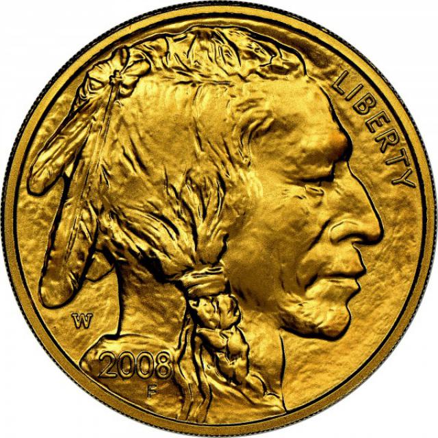 Монета Американський бізон, 25 доларів 2008, США, США