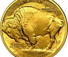 Монета Американський бізон, 25 доларів 2008, США, США