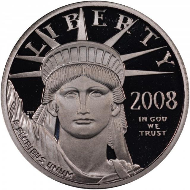 Монета Американський Платиновий орел, 25 доларів 2008, США, США