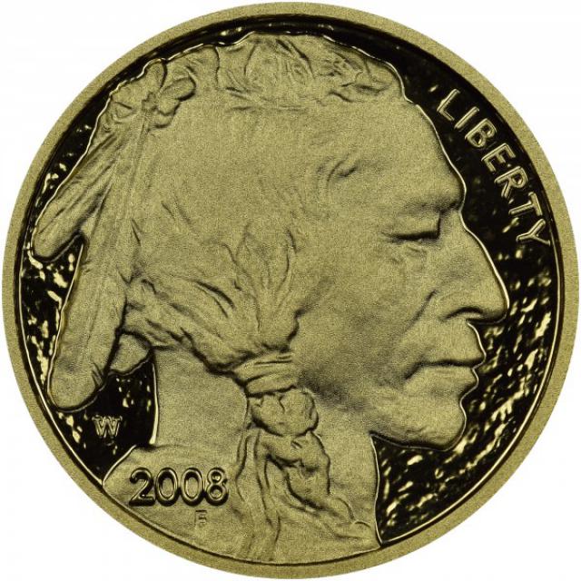Монета Американський бізон, 10 доларів 2008, США, США