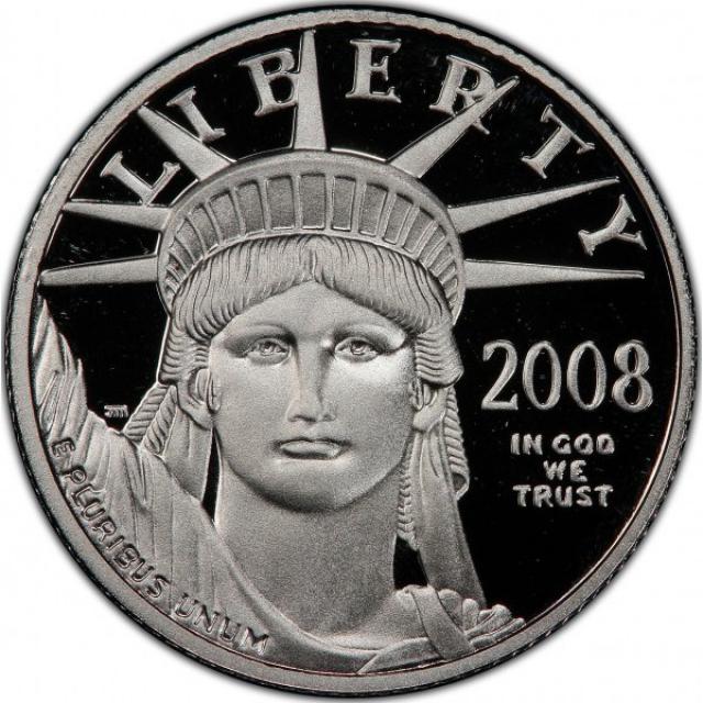 Монета Американський Платиновий орел, 10 доларів 2008, США, США