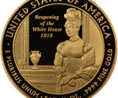 Монета Елізабет Монро (1817-1825), 10 доларів 2008, США, Перші леді
