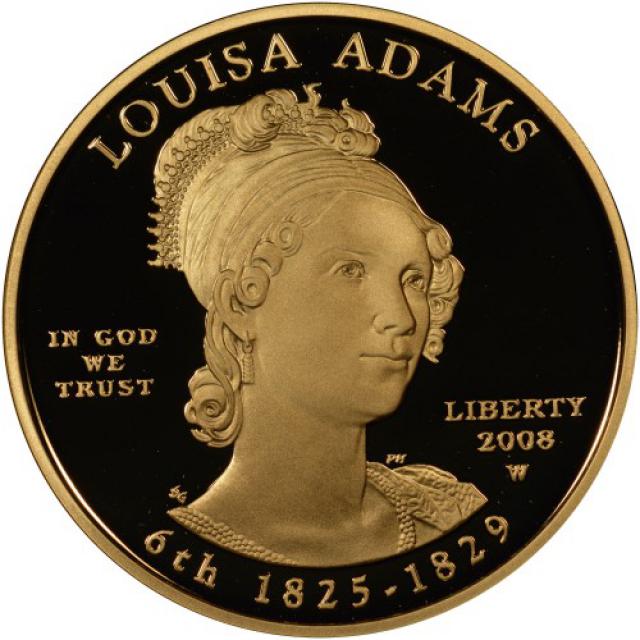 Монета Луїза Адамс (1825-1829), 10 доларів 2008, США, Перші леді
