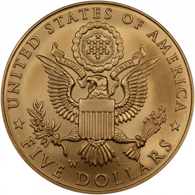 Монета Білоголовий орлан, 5 доларів 2008, США, США
