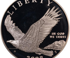 Монета Білоголовий орлан, 1 долар 2008, США, США