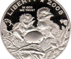 Монета Білоголовий орлан, ½ долара 2008, США, США