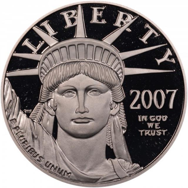 Монета Американський Платиновий орел, 100 доларів 2007, США, США