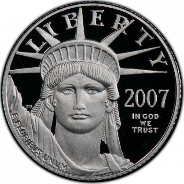 Монета Американський Платиновий орел, 10 доларів 2007, США, США