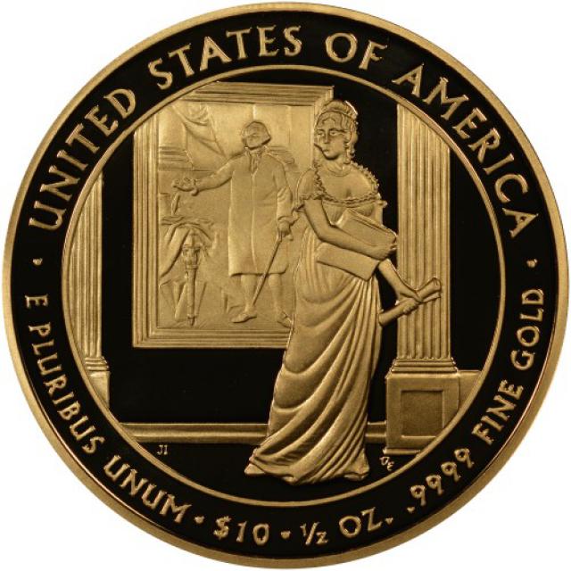Монета Доллі Медісон (1809-1817), 10 доларів 2007, США, Перші леді