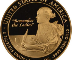 Монета Абіґейл Адамс (1797-1801), 10 доларів 2007, США, Перші леді