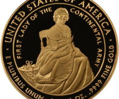 Монета Марта Вашингтон (1789-1797), 10 доларів 2007, США, Перші леді