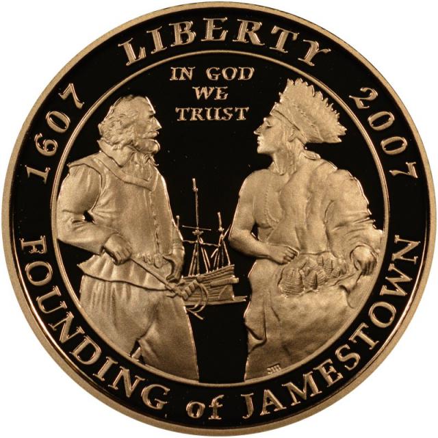 Монета Jamestown, 5 доларів 2007, США, США