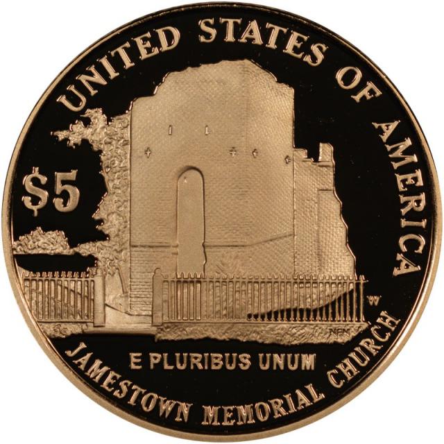 Монета Jamestown, 5 доларів 2007, США, США