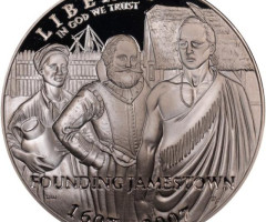 Монета First Settlement of Jamestown, 1 долар 2007, США, США