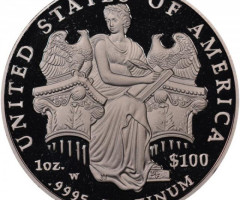 Монета Американський Платиновий орел, 100 доларів 2006, США, США