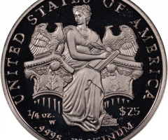 Монета Американський Платиновий орел, 25 доларів 2006, США, США