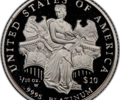 Монета Американський Платиновий орел, 10 доларів 2006, США, США