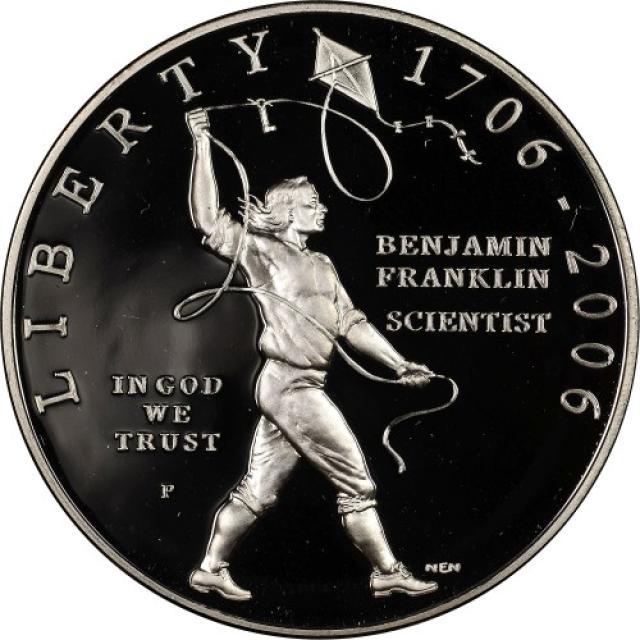 Монета Бенджамін Франклін, 1 долар 2006, США, США