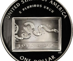Монета Бенджамін Франклін, 1 долар 2006, США, США