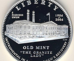 Монета Найстаріший монетний двір - Сан-Франциско, 1 долар 2006, США, США