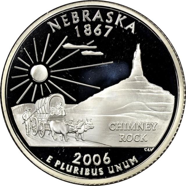 Монета Квотер штату Небраска, ¼ долара 2006, США, Квотери 50 штатів