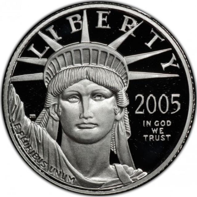 Монета Американський Платиновий орел, 10 доларів 2005, США, США