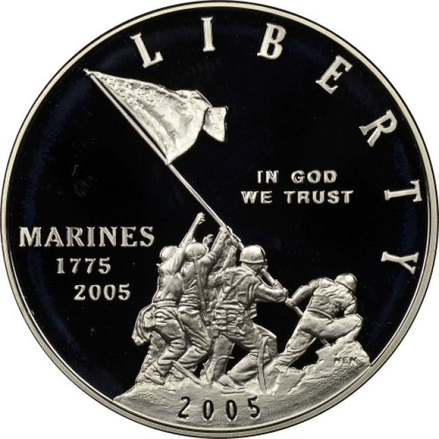 Монета Marine Corps, 1 долар 2005, США, США