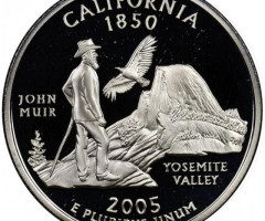Монета Квотер штату Каліфорнія, ¼ долара 2005, США, Квотери 50 штатів