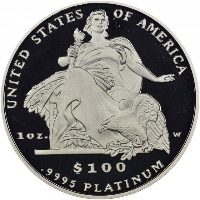 Монета Американський Платиновий орел, 100 доларів 2004, США, США