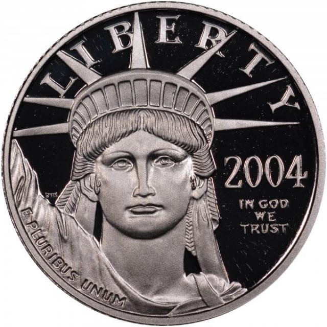 Монета Американський Платиновий орел, 10 доларів 2004, США, США