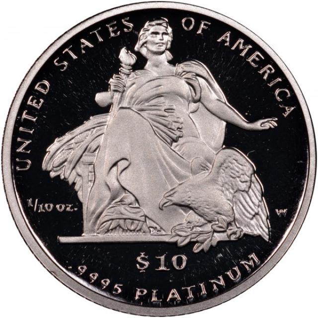 Монета Американський Платиновий орел, 10 доларів 2004, США, США