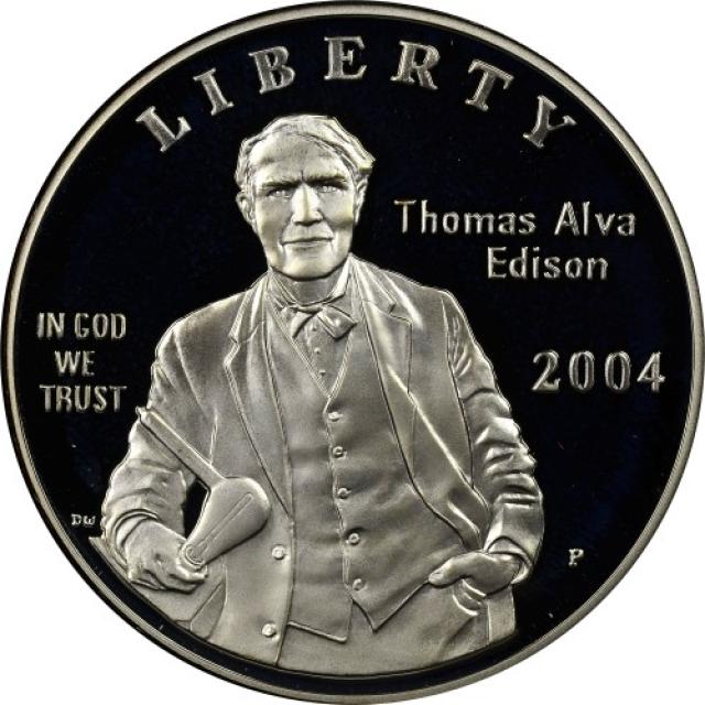 Монета the Light Bulb, 1 долар 2004, США, США