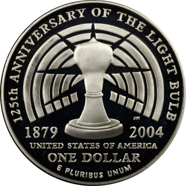 Монета the Light Bulb, 1 долар 2004, США, США