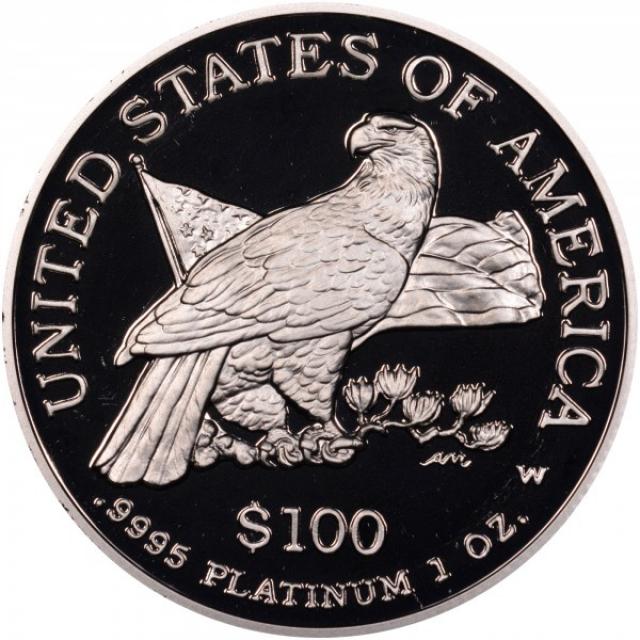 Монета Американський Платиновий орел, 100 доларів 2003, США, США