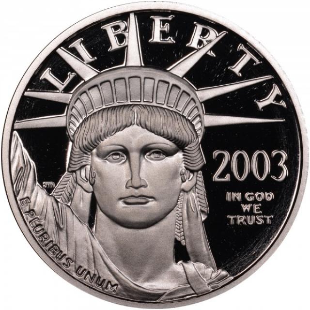 Монета Американський Платиновий орел, 25 доларів 2003, США, США