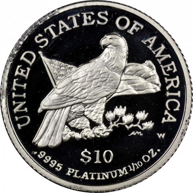 Монета Американський Платиновий орел, 10 доларів 2003, США, США