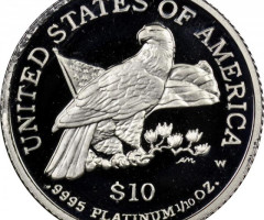 Монета Американський Платиновий орел, 10 доларів 2003, США, США